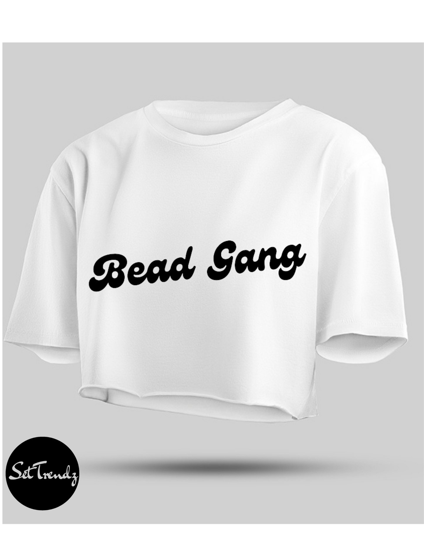 Bead Gang Crop T-shirt